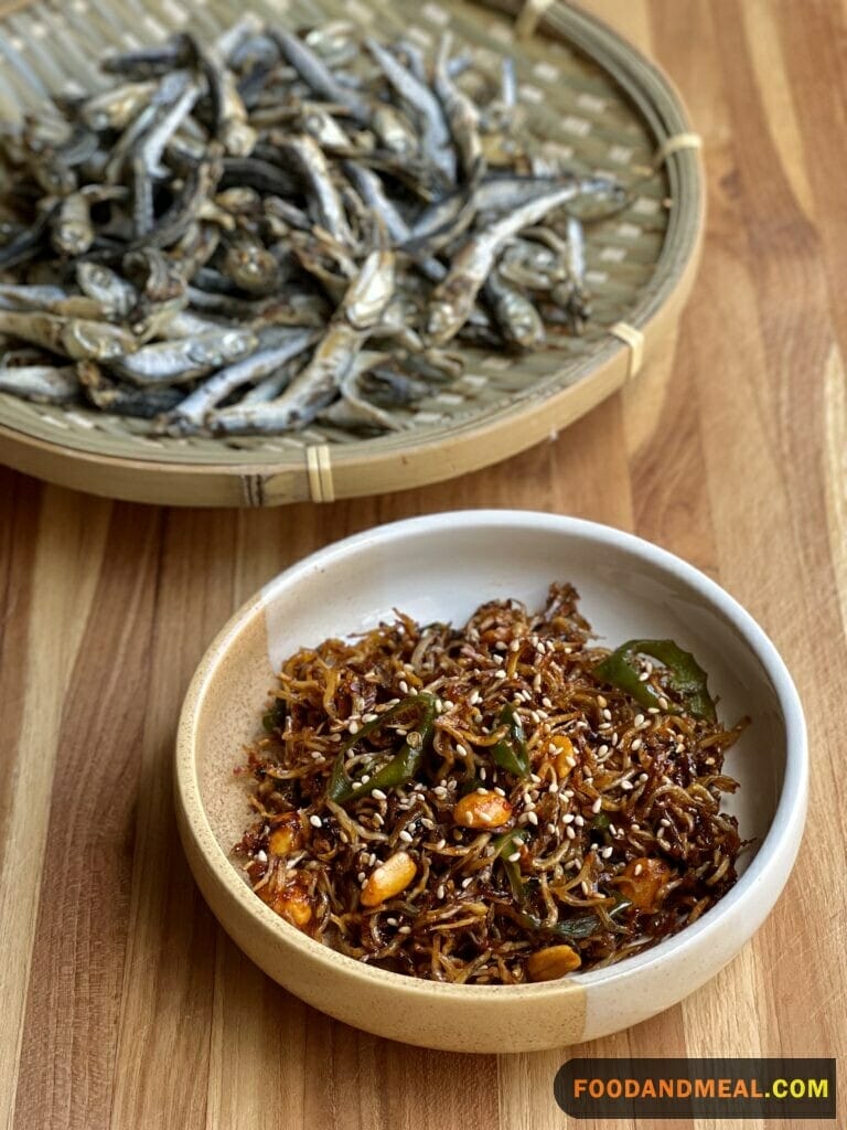 Fiery Stir-Fried Anchovies With Peppers Korean Recipe 11 Fiery Stir-Fried Anchovies With Peppers