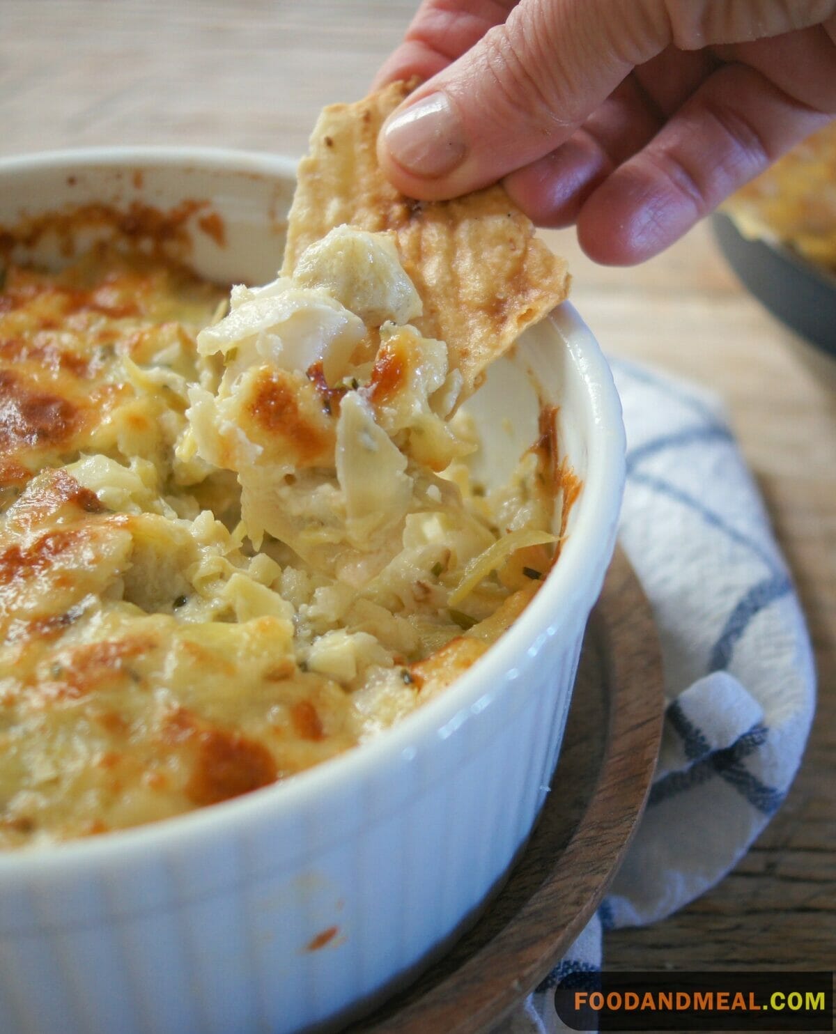 Cauliflower Artichoke Dip