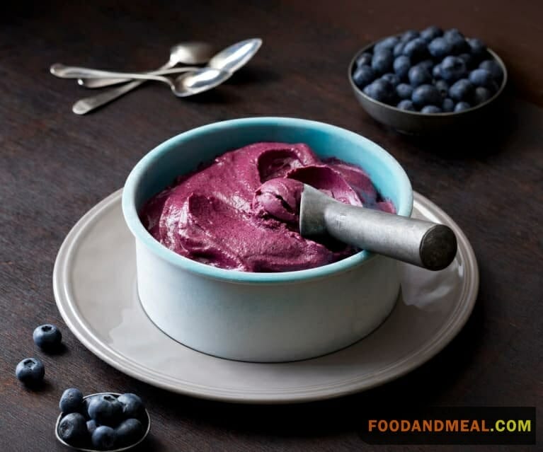 Blueberry Ice Cream