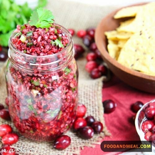 Flavorful Cranberry Salsa By Blender