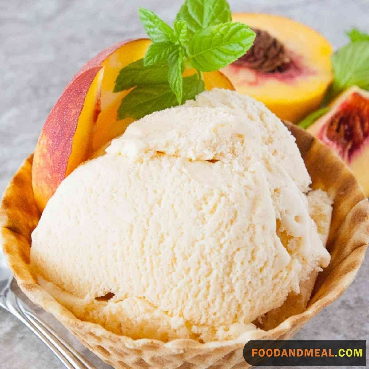  Peach Ice Cream
