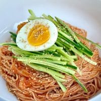 Exquisite Fusion Recipe: Tossed Shrimp, Noodles And Spicy Korean Dressing Recipe   1
