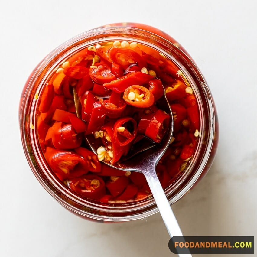 Tangy Temptation: Easy Pickled Chiles Recipe 3