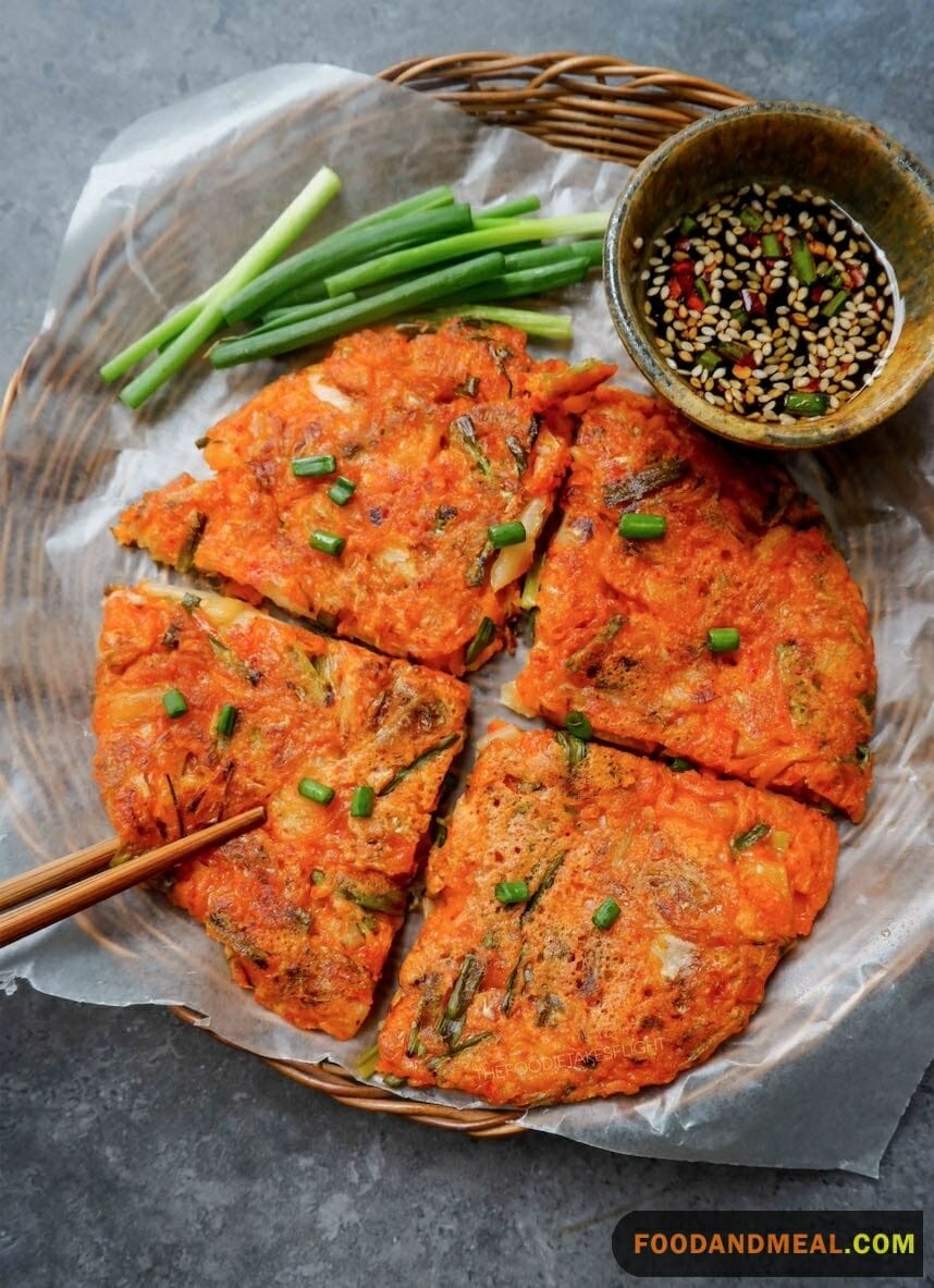 Kimchi And Bacon Pancakes