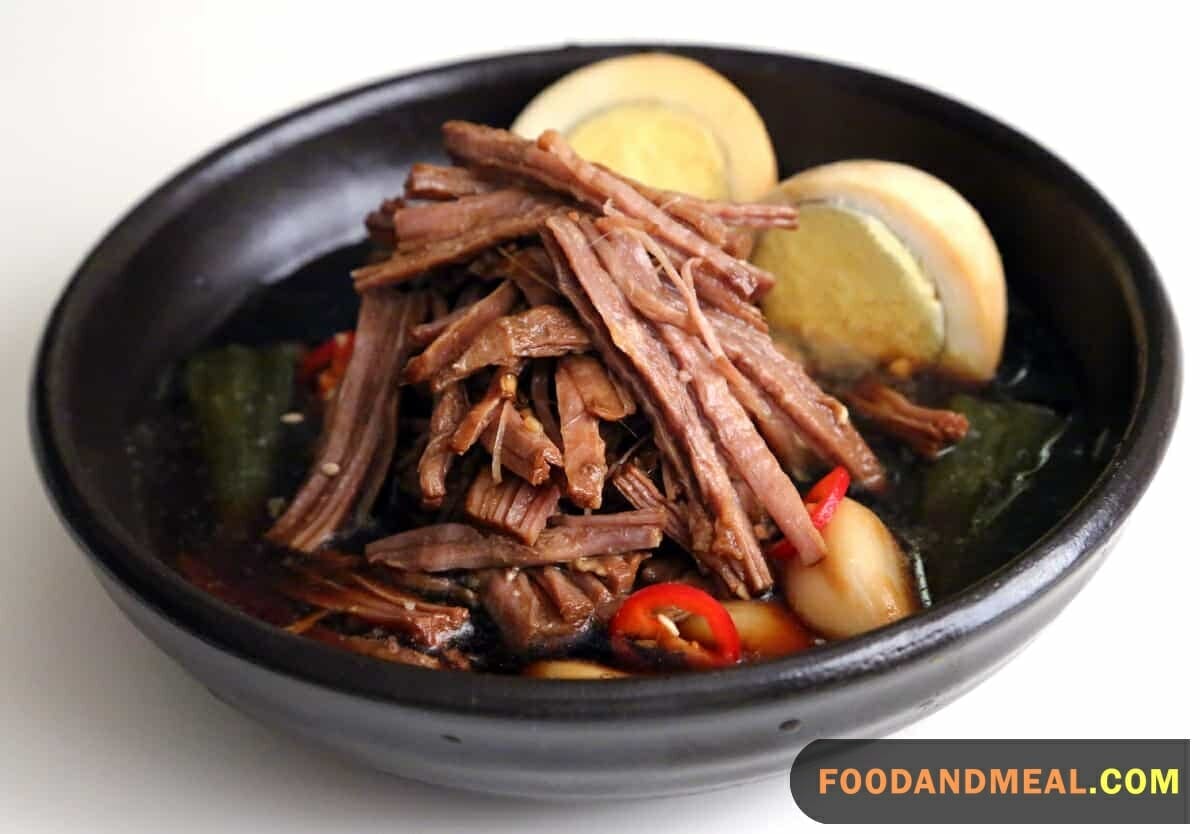 Soy-Braised Beef And Chiles