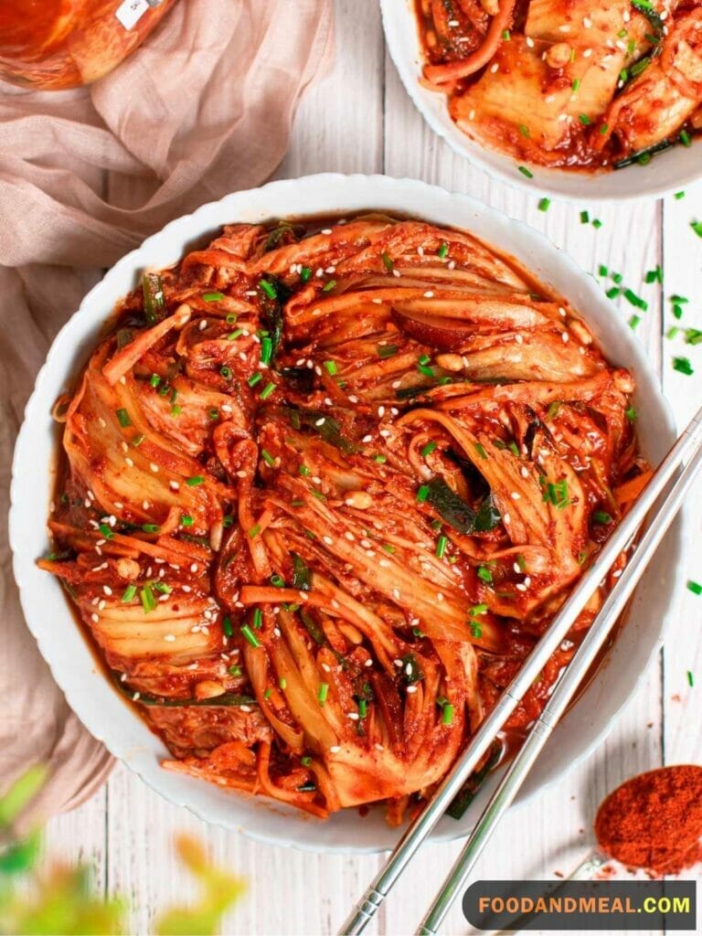 Taste The Tradition: Homemade Napa Cabbage Kimchi Delight 4