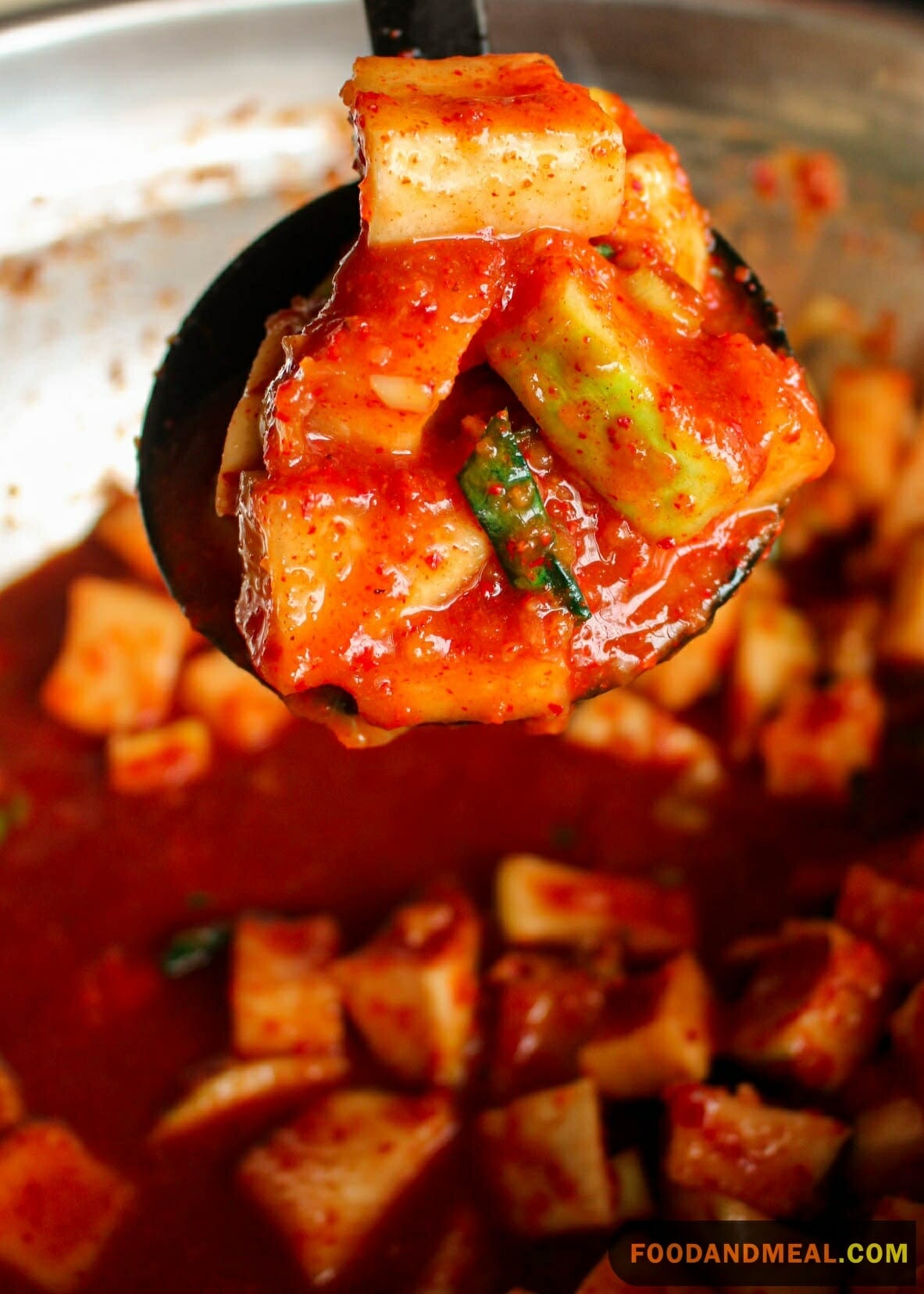 Cubed Radish Kimchi