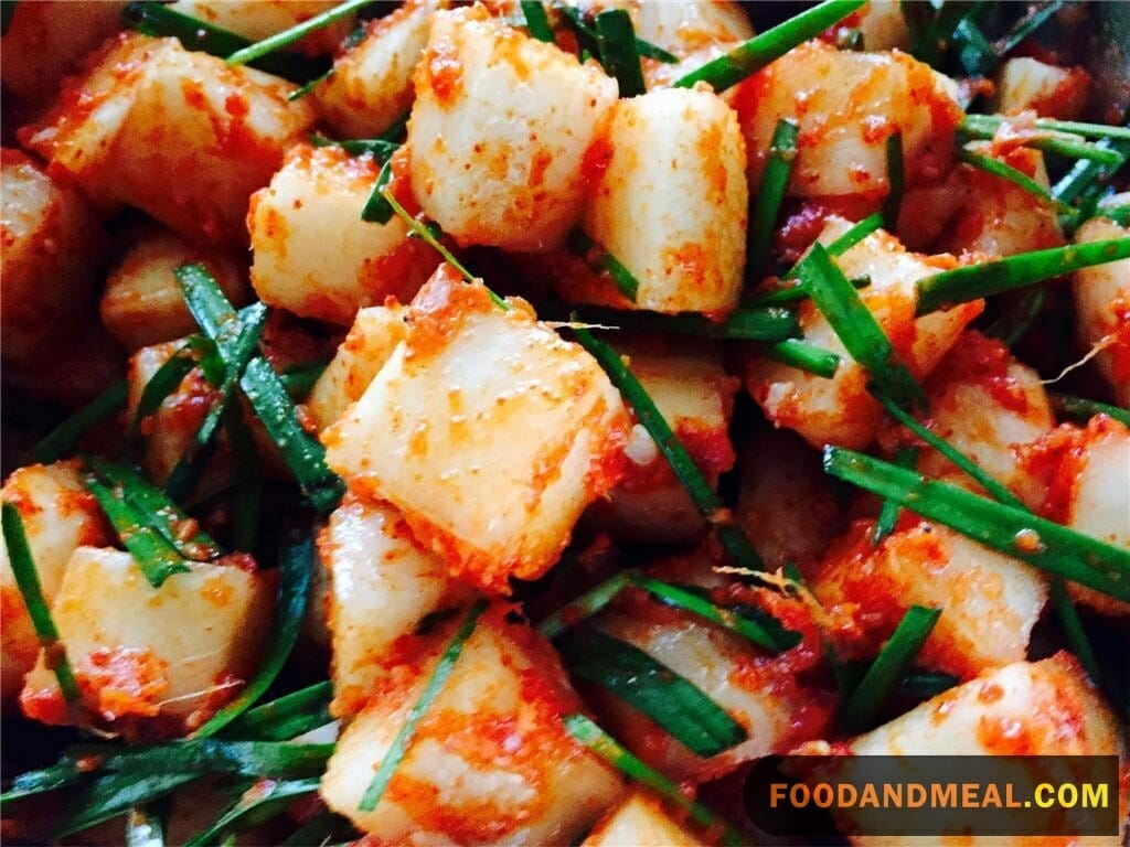 Cubed Radish Kimchi