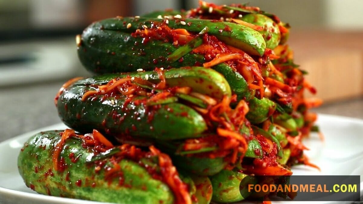 Stuffed Cucumber Kimchi