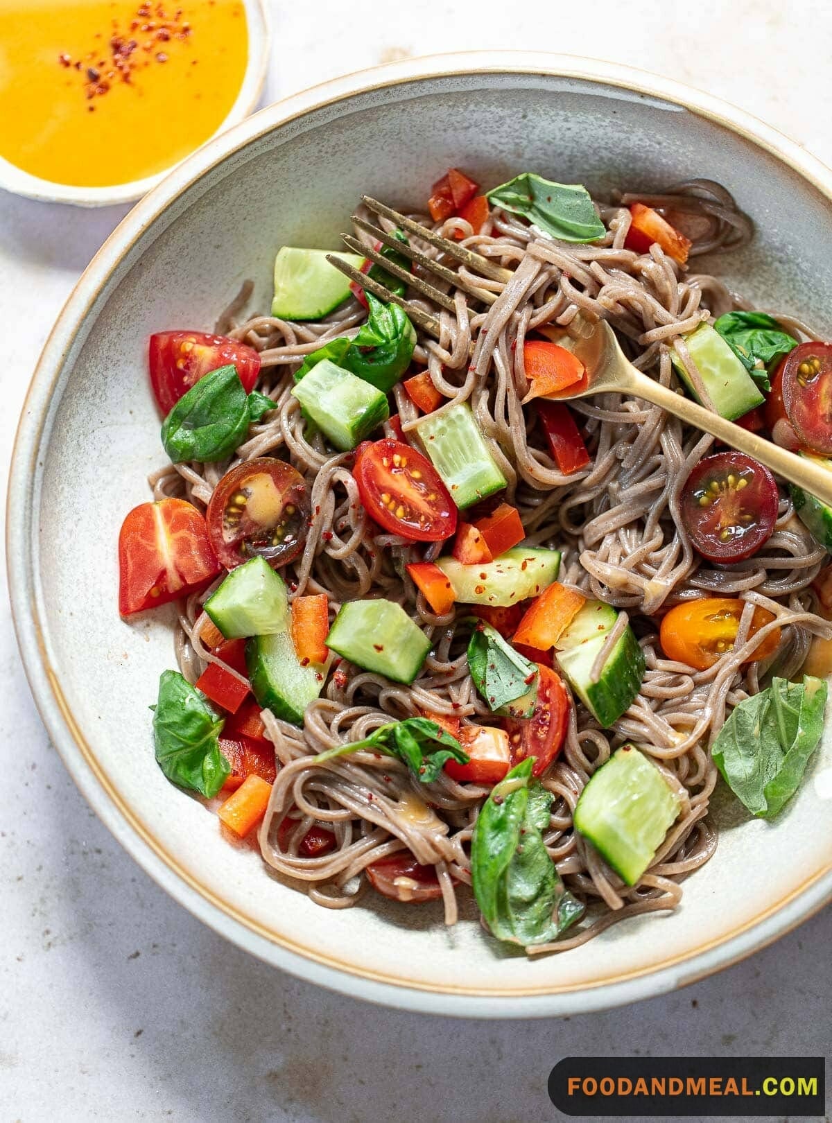 Colorful Cold Soba Salad