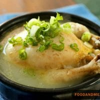 Authentic Korean Stuffed Chicken Soup With Ginseng 1
