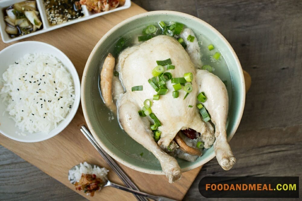 Stuffed Chicken Soup With Ginseng