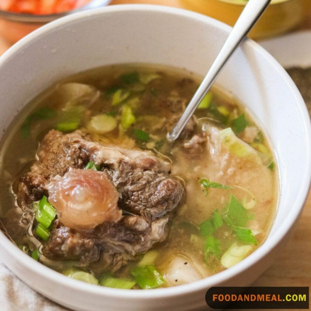 Authentic Korean Beef Oxtail Soup Recipe: A Soul-Warming Delight 5