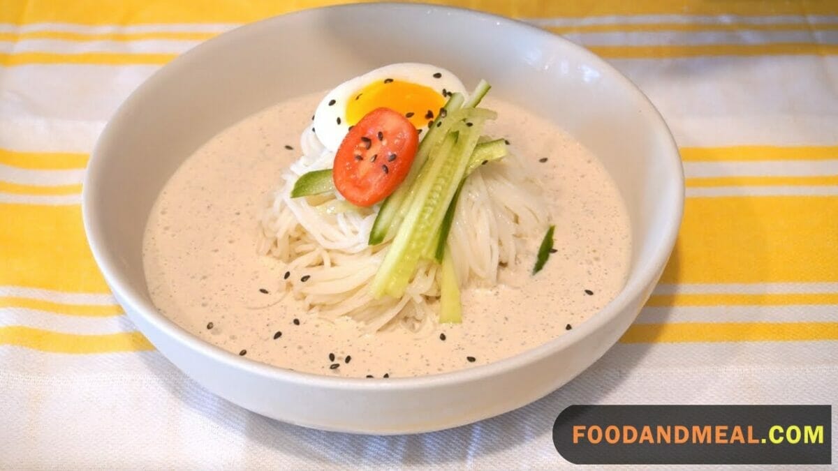 Authentic Korean Cold Soybean Noodles Recipe Unveiled 6 Cold Soybean Noodles