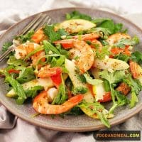 Ultimate Recipe For Korean King Prawn Salad With Pine Nut Dressing 1