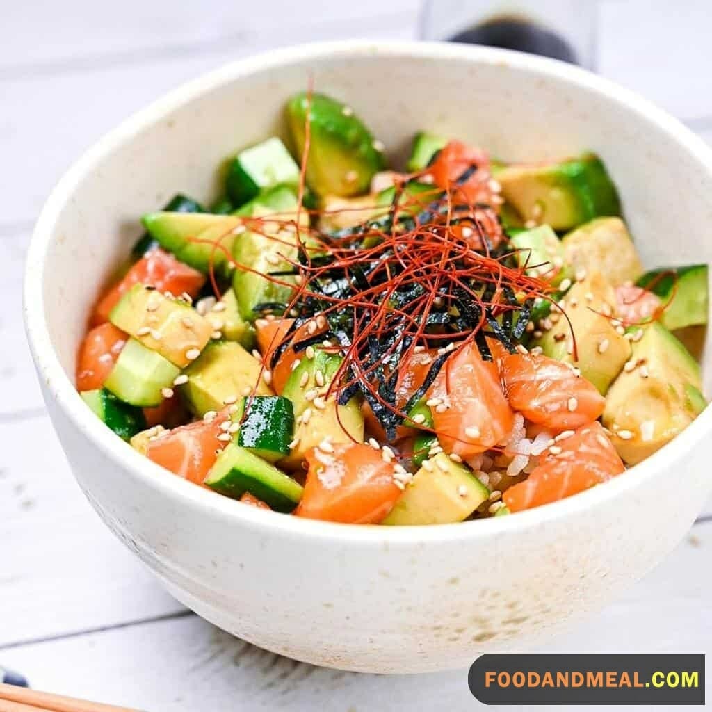 Mixed Rice With Sashimi 