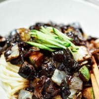 Authentic Recipe: Korean-Chinese Noodles In Black Bean Sauce 1