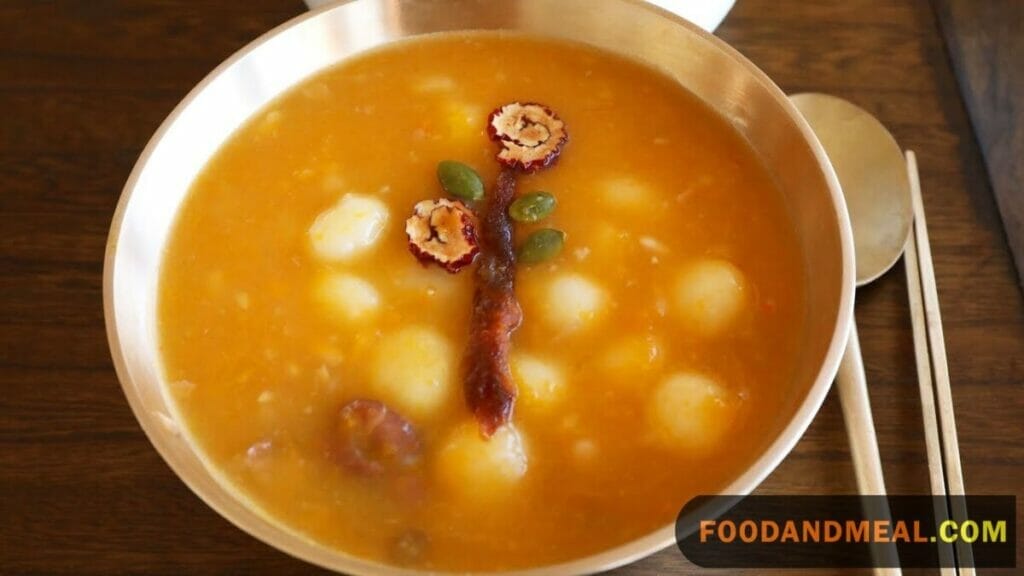 Authentic Korean Pumpkin Porridge Recipe To Warm Your Soul 1