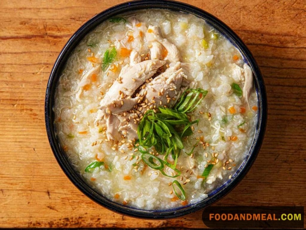 Authentic Korean Chicken And Rice Porridge Recipe - A Comforting Delight! 2