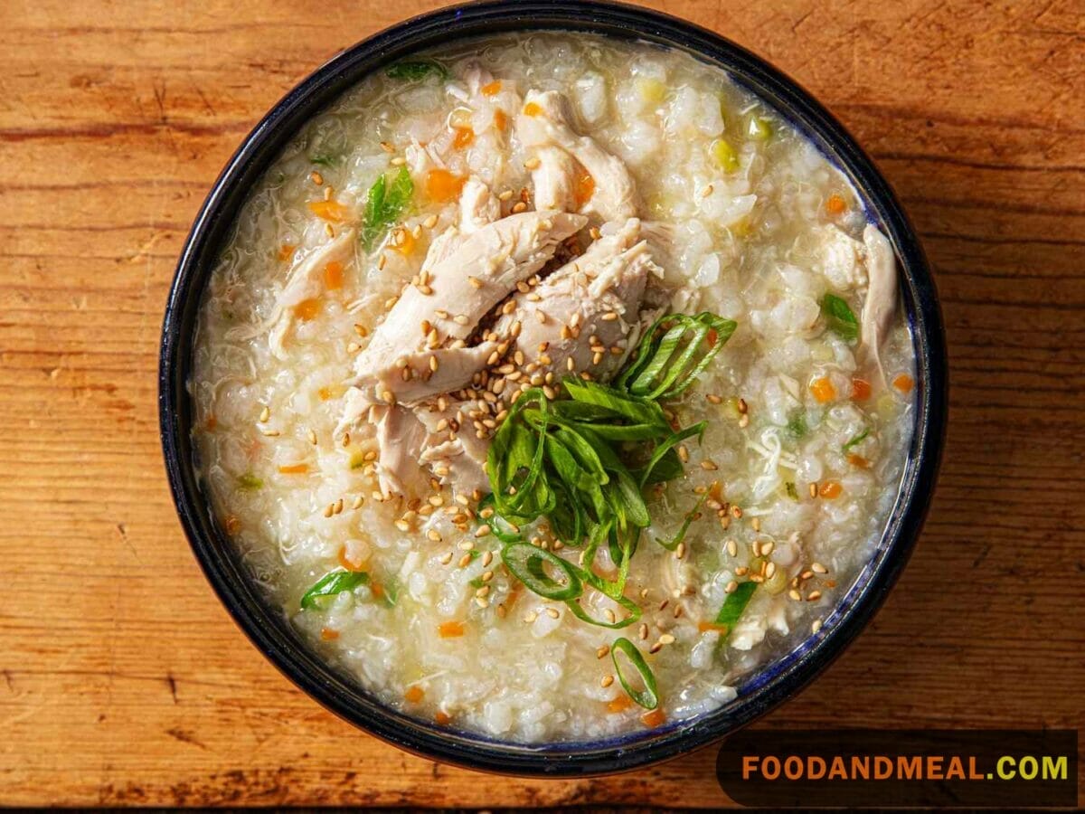 Chicken And Rice Porridge