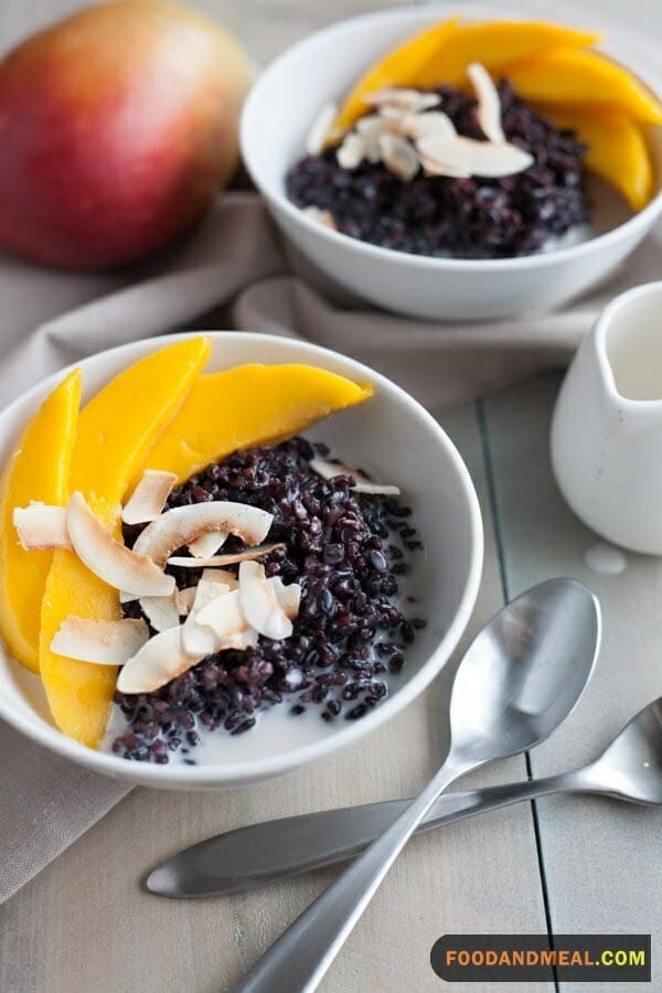 Thai Sticky Black Rice Pudding