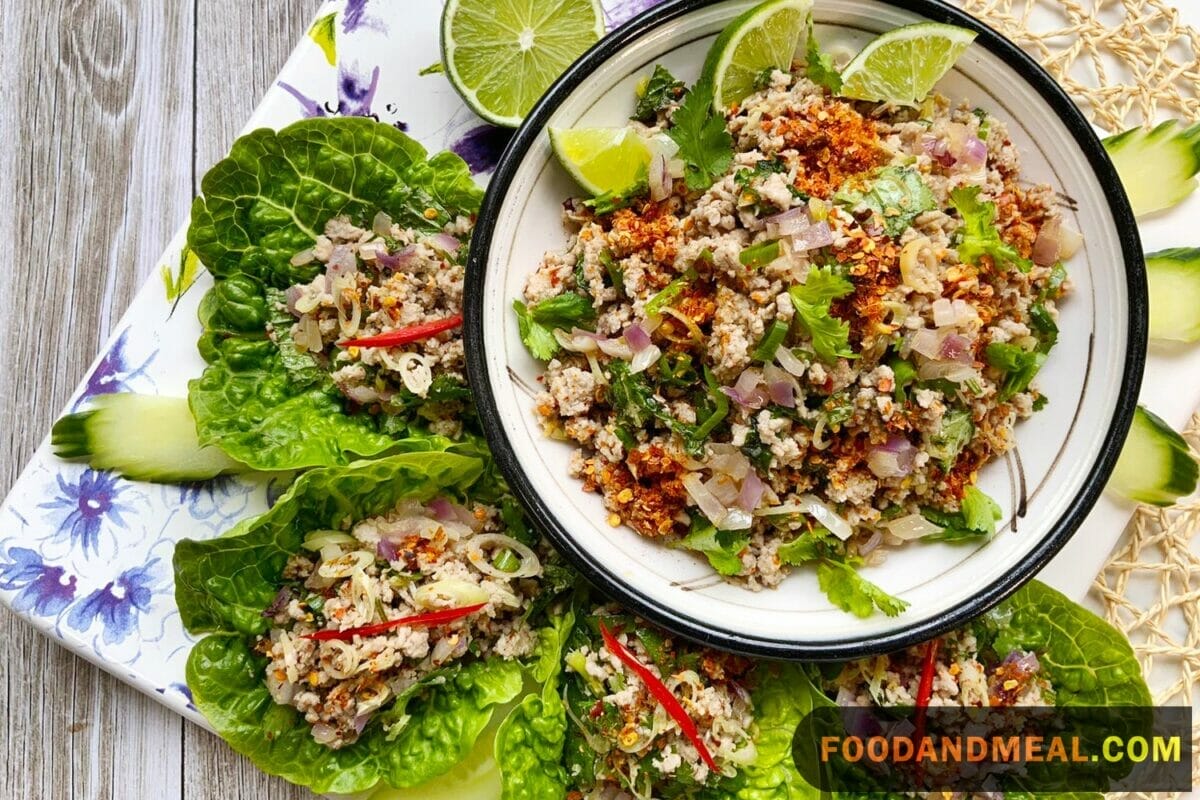 Thai Minced Chicken Salad