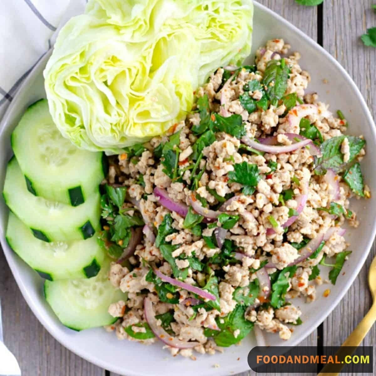 Thai Minced Chicken Salad