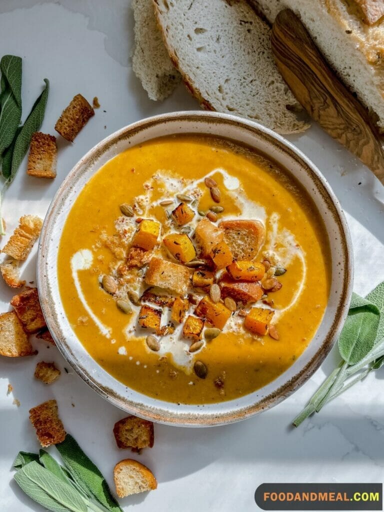 Velvety Thai Butternut Squash Soup: A Taste Of Comfort 1