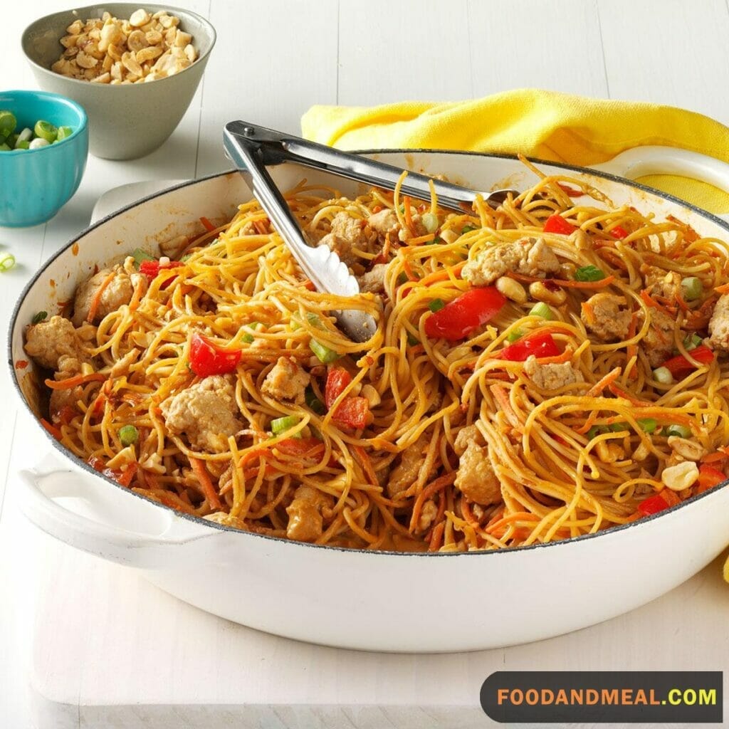 Discover The Magic Of Thai Peanut Chicken And Noodles 1 Discover The Magic Of Thai Peanut Chicken And Noodles 1