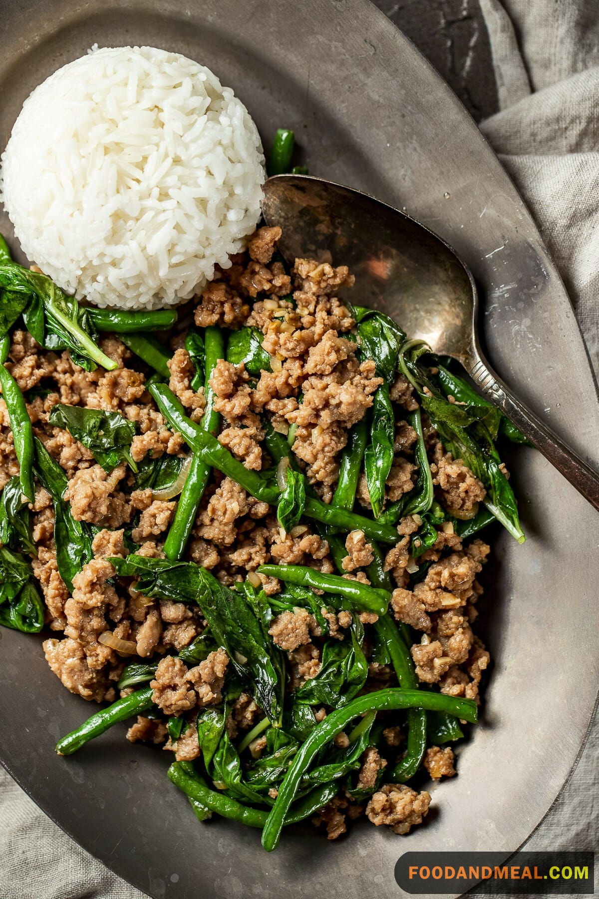 Thai Basil Pork Stir-Fry 