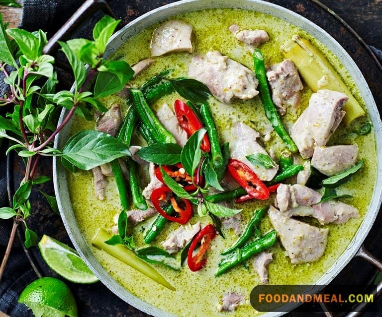 Unveiling The Exquisite Flavors Of Thailand: Thai Green Chicken Curry With Vegetables 4 Unveiling The Exquisite Flavors Of Thailand: Thai Green Chicken Curry With Vegetables 4