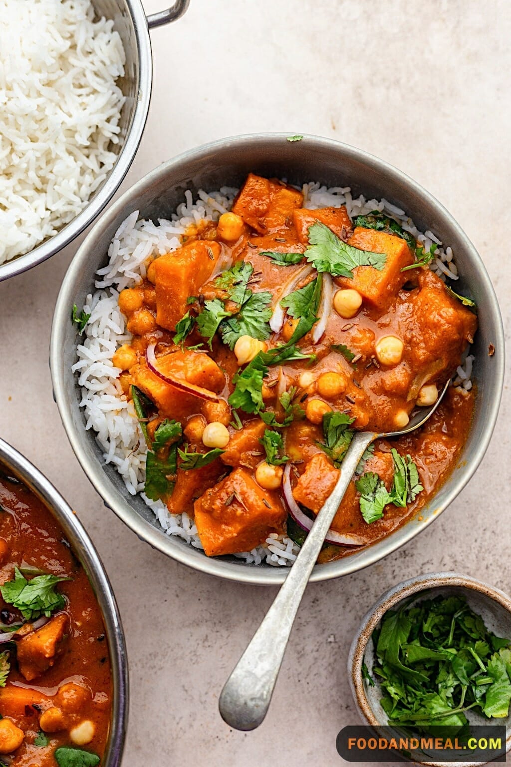 Thai Pumpkin And Sweet Potato Curry