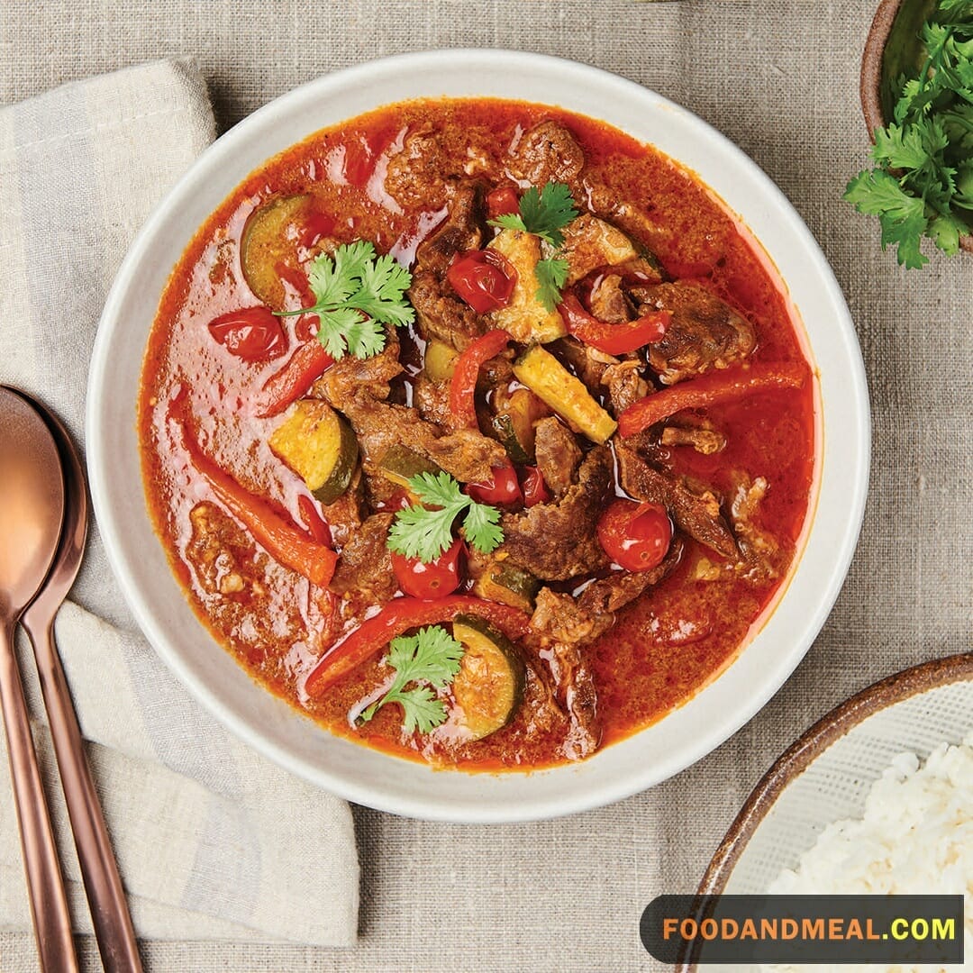 Thai Red Beef Curry 
