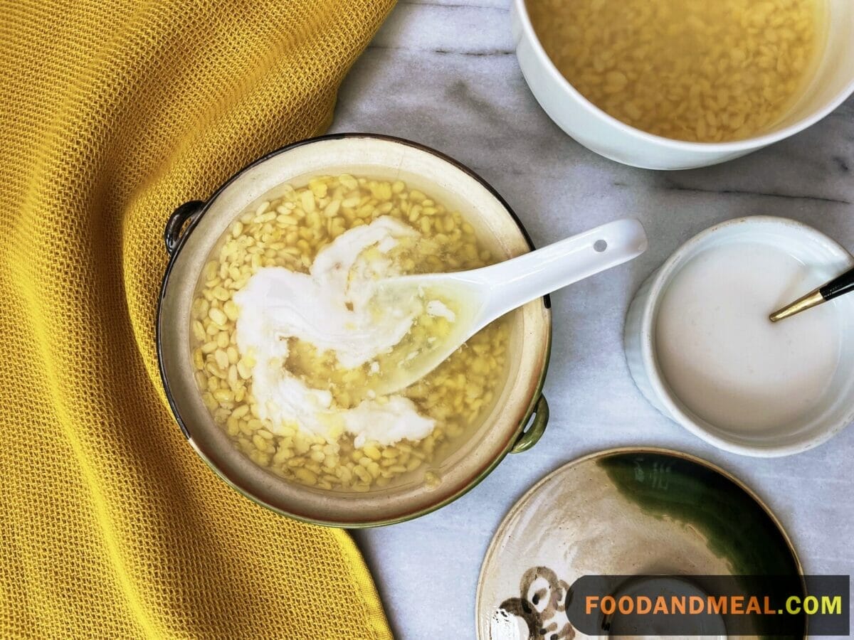 Thai Mung Bean Pudding-image
