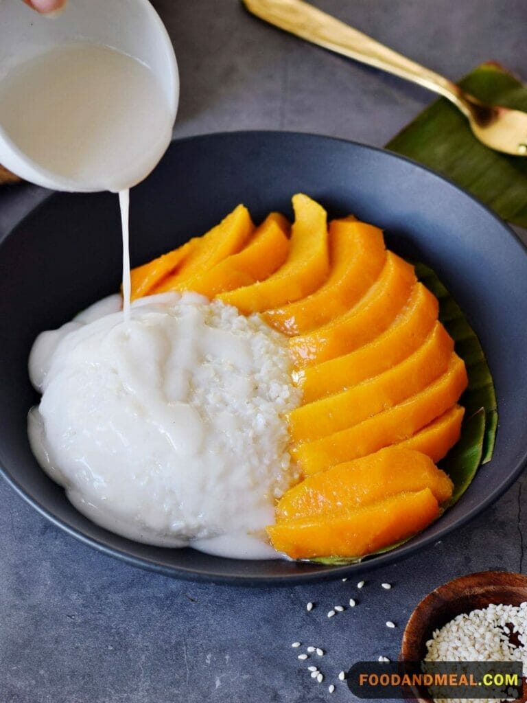 Savoring Thai Mango Sticky Rice: A Tropical Delight At Home 5