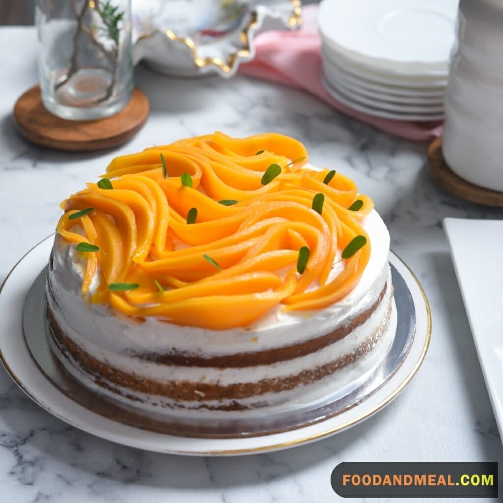 Thai Mango Cake
