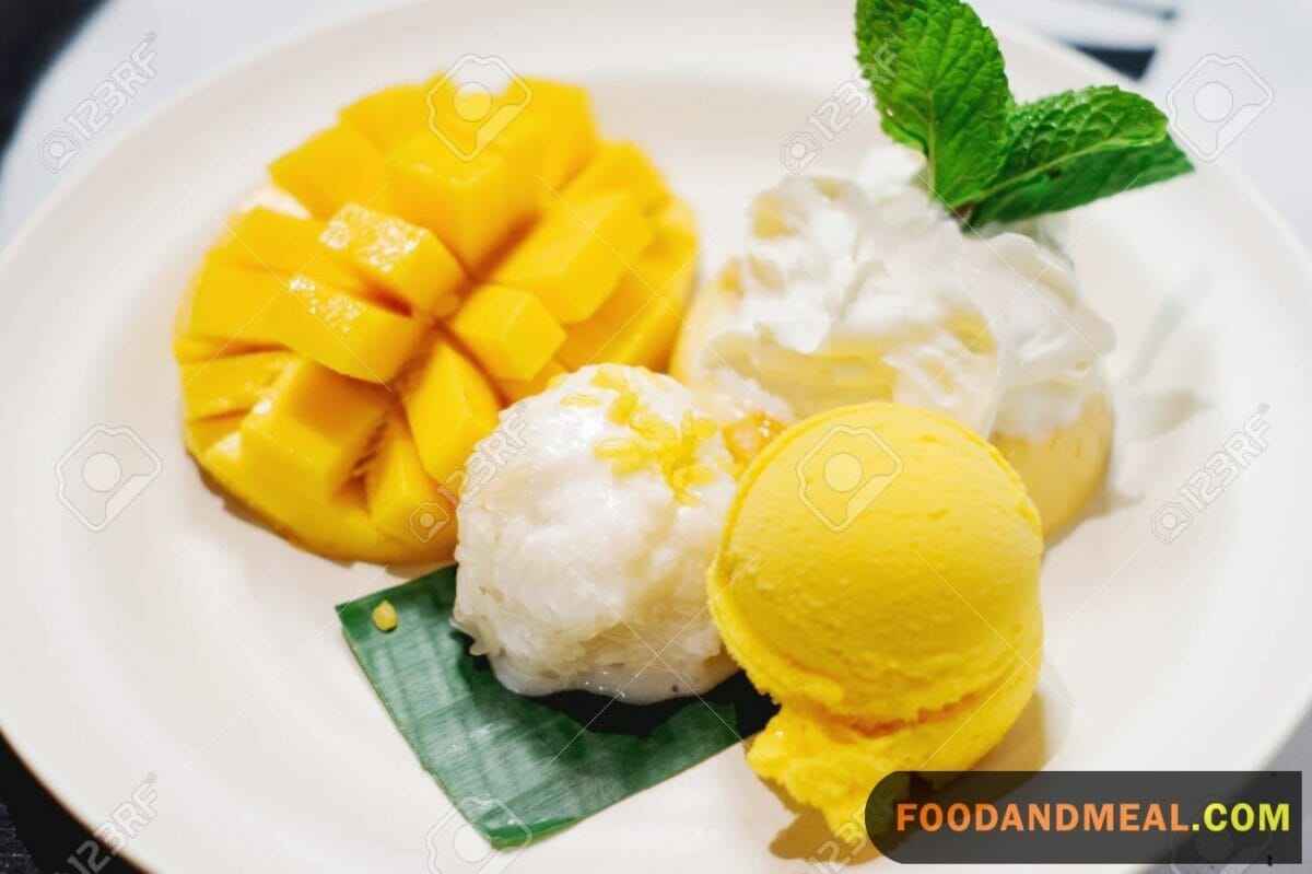 Thai Mango Ice Cream