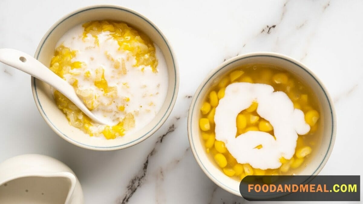 Thai Sweet Corn Pudding