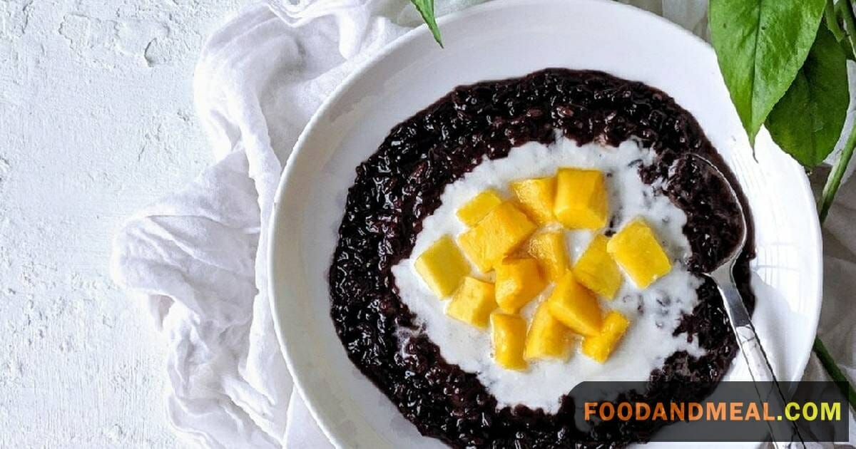  Thai Sticky Black Rice Pudding