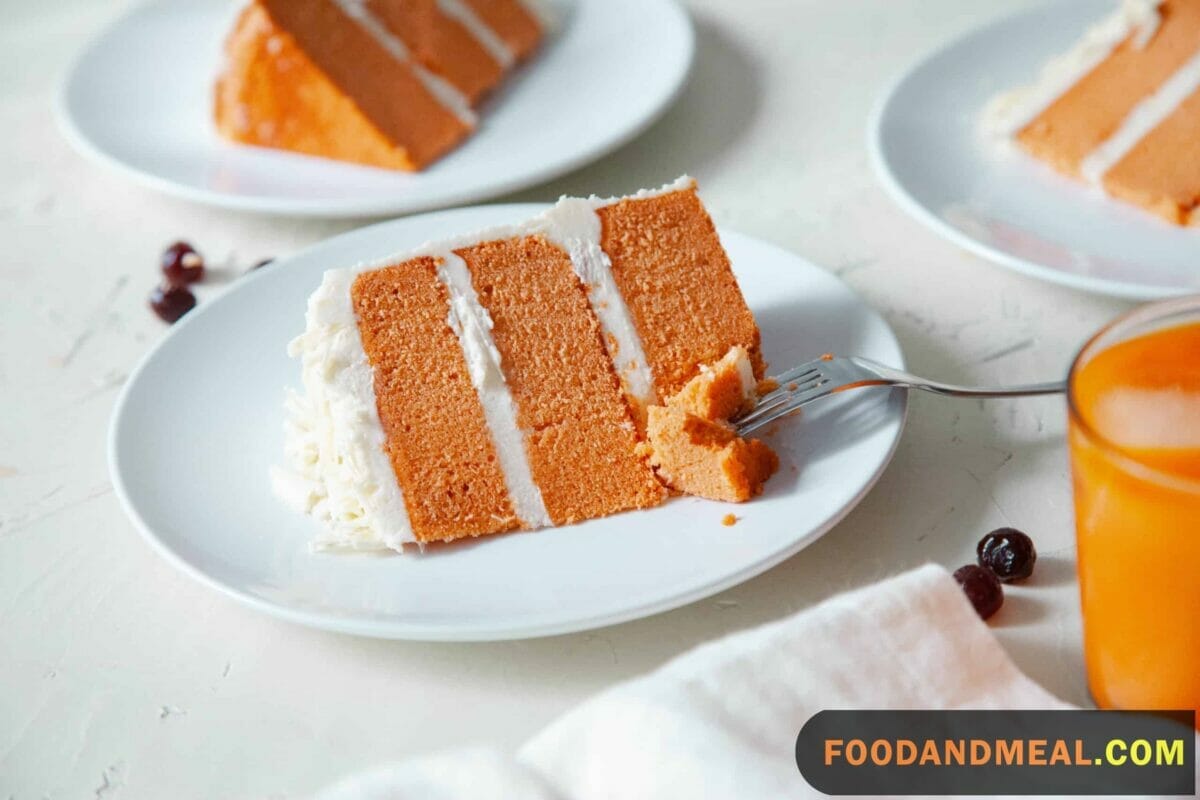 Thai Tea Cake