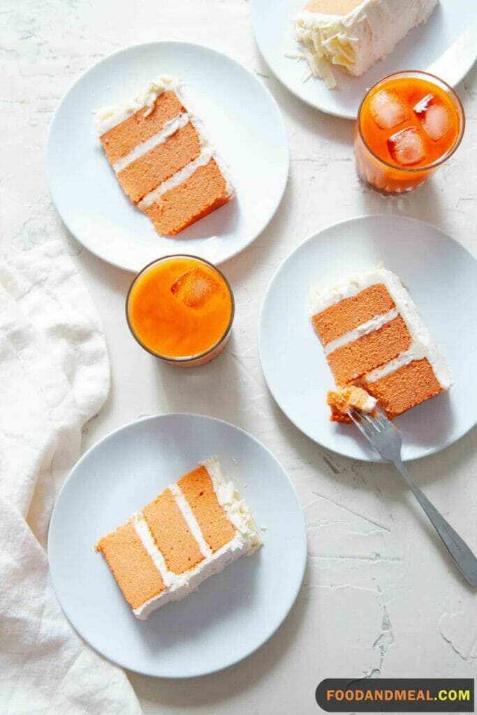 Discover The Perfect Harmony Of Flavors: Thai Tea Cake Delight 1