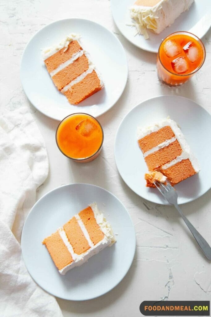 Discover The Perfect Harmony Of Flavors: Thai Tea Cake Delight 2