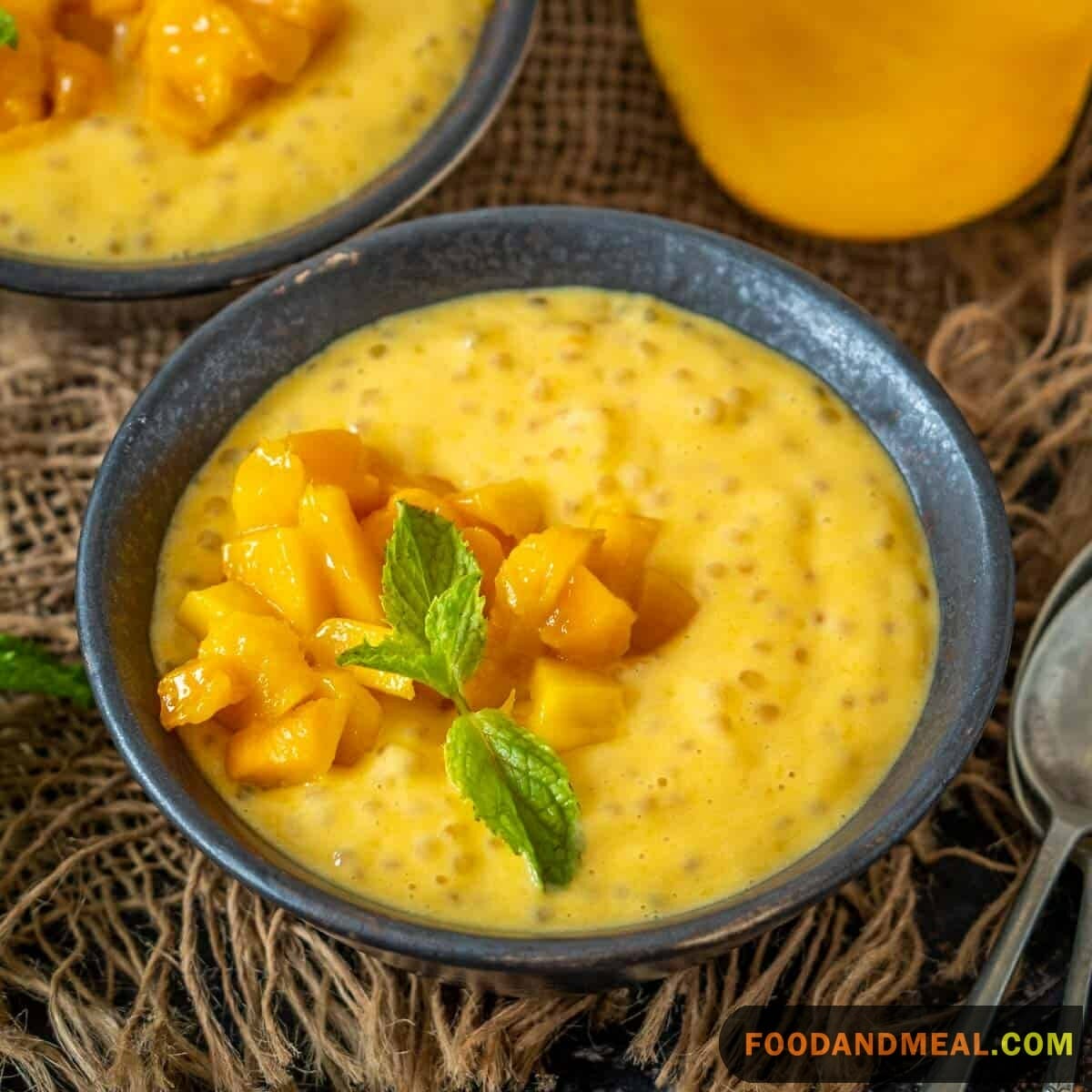 Thai Mango Tapioca Pudding