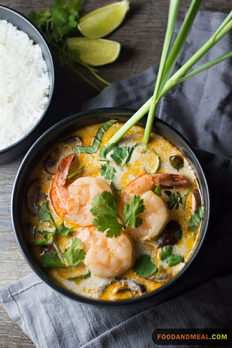Thai Breakfast Rice And Shrimp Soup Recipe