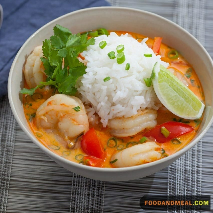 Rice And Shrimp Soup
