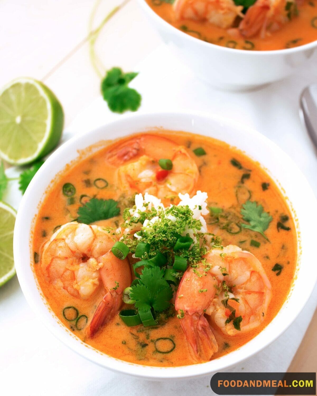 Thai Breakfast Rice And Shrimp Soup