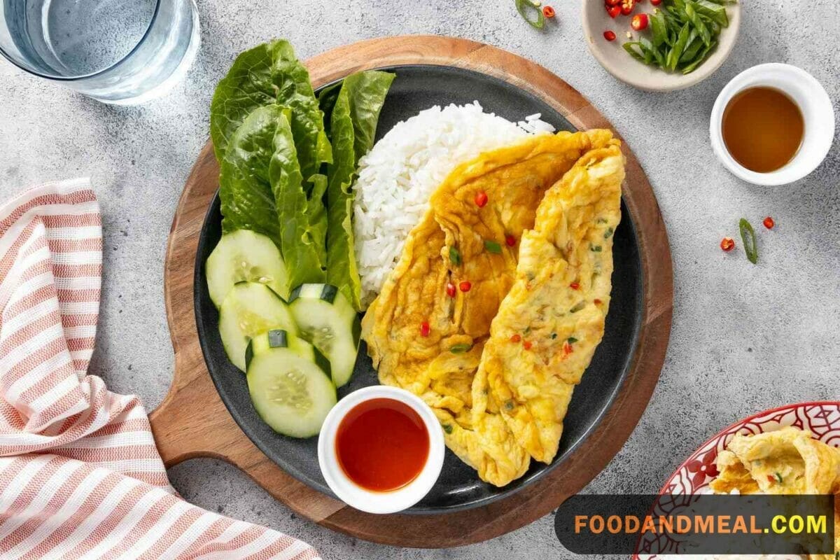 Thai Styled Traditional Omelet 