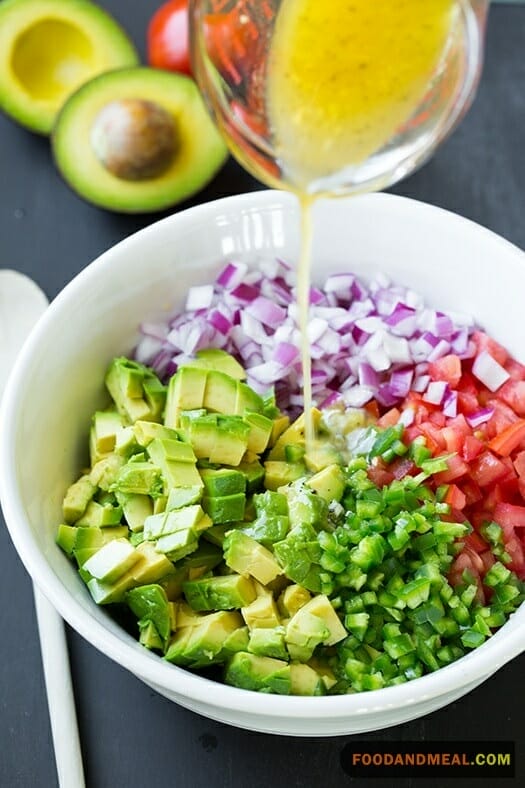 Avocado Salsa Dip By Blender 