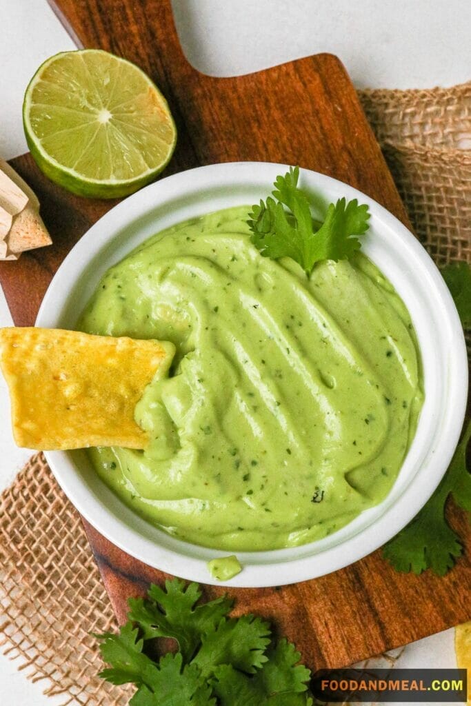 Creamy Avocado Sauce - The Green Goddess Of Flavors 1