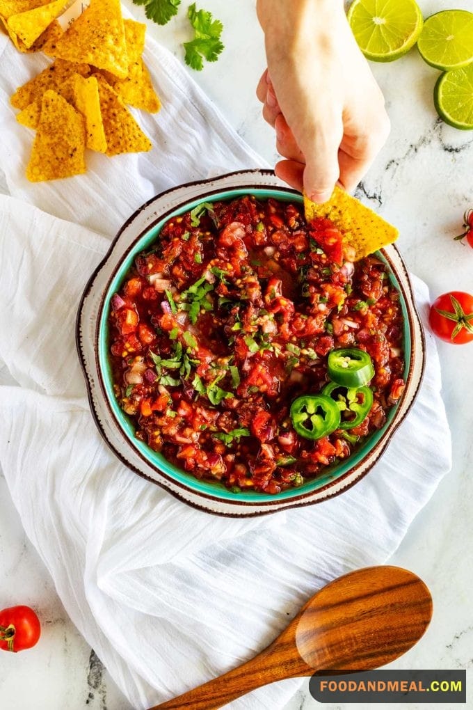 Spicy Chipotle Salsa By Blender